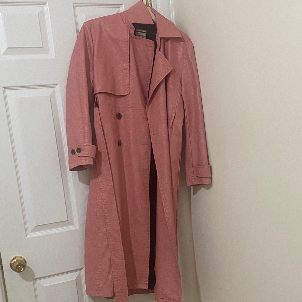 Free People Morrison Dusty Rose Trench Coat